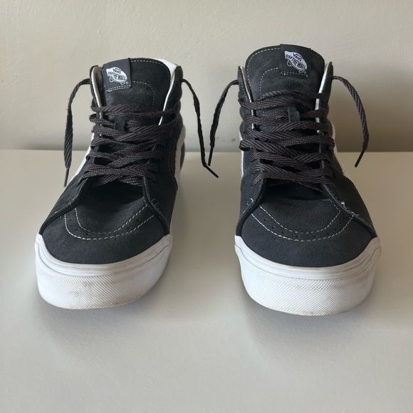 Grey hi-top Vans size 13 - Picture 2 of 4